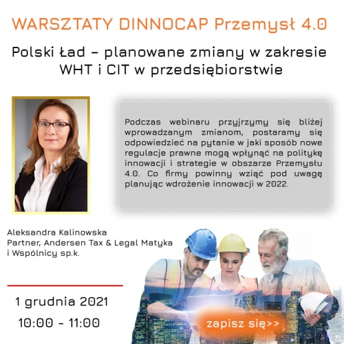 Przemysł 4.0. – innowacje i regulacje. Polski Ład
